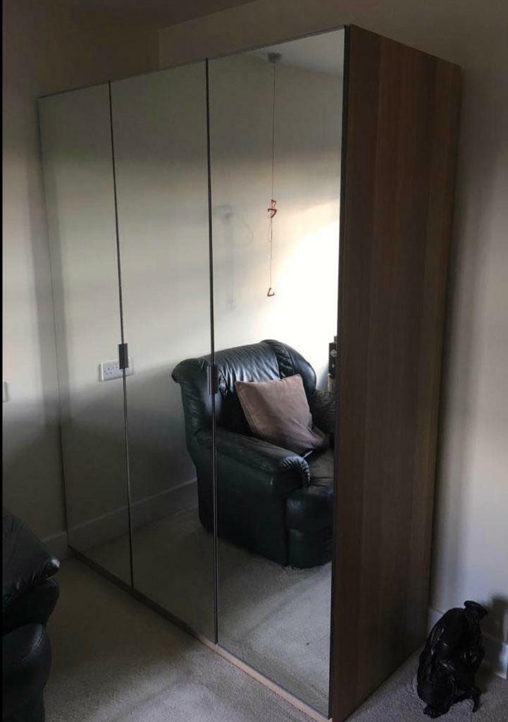 Free Delivery John Lewis Oak Triple Mirrored