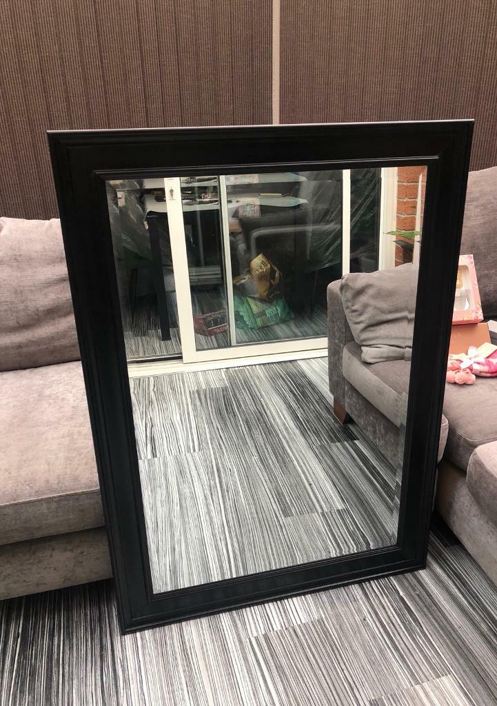 2 x Large Dunelm Mill Black Mirrors in Baillieston, Glasgow Gumtree