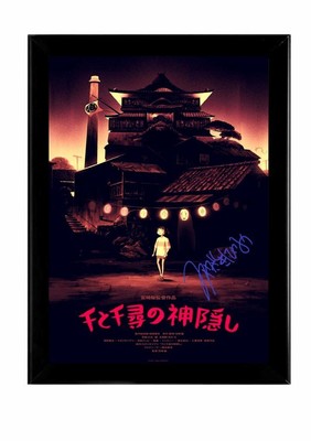 Spirited Away SIGNED & FRAMED PHOTO POSTER 12'' X 8'' A4 Hayao Miyazaki N2