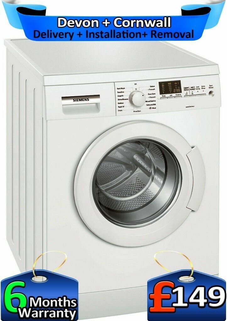 Siemens Washing Machine, 7kg Drum, 1400 Spin, AA+, Factory Refurbished