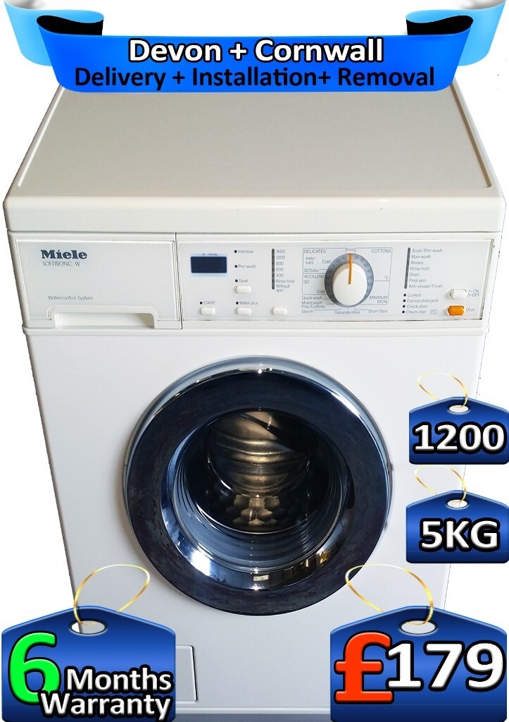 Miele Washing Machine, Fast Wash, 1200 Spin, 5kg Drum, Factory