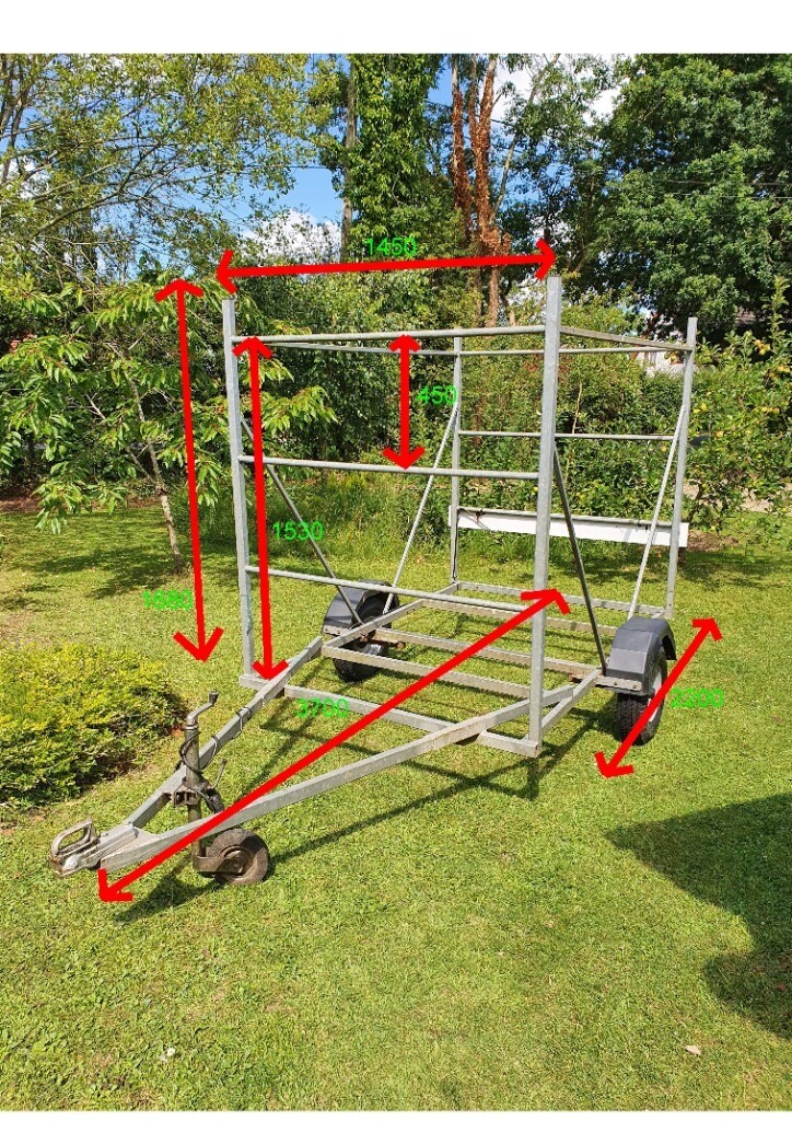 Kayak?Canoe/Paddle board Trailer Fully Galvanised. in Norwich, Norfolk Gumtree