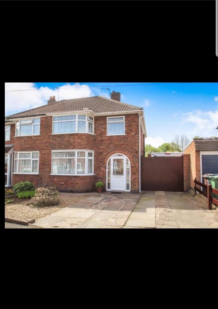 3 Bedroom Semi Detached House in Birstall in Birstall, Leicestershire