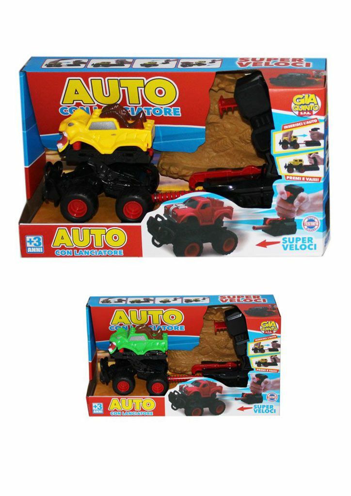 Auto Truck Con Pistola Lanciatore Giocattolo Gioco Bambini sar