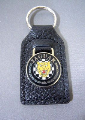 JAGUAR Growler Leather Key Fob Key Ring  XK150 XKE XJ6