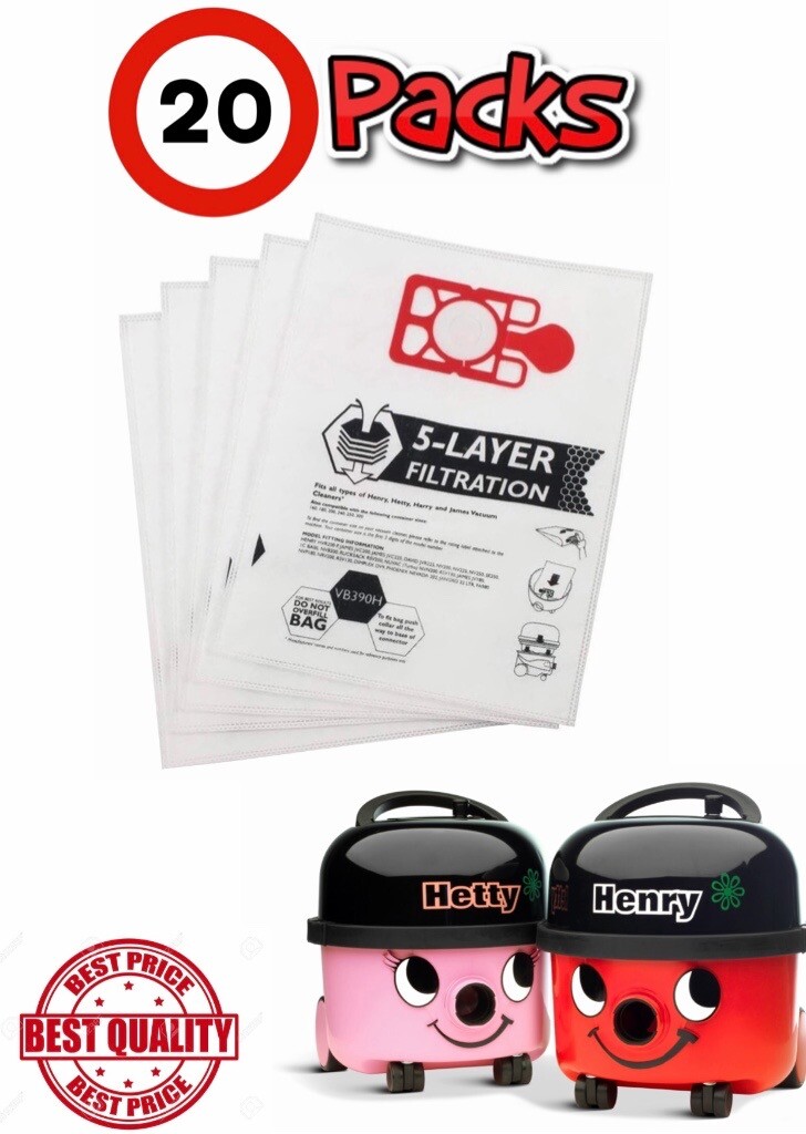 Vacuum Bags For Henry Hoover Hetty James Cleaner x20 in Crumpsall, Manchester Gumtree