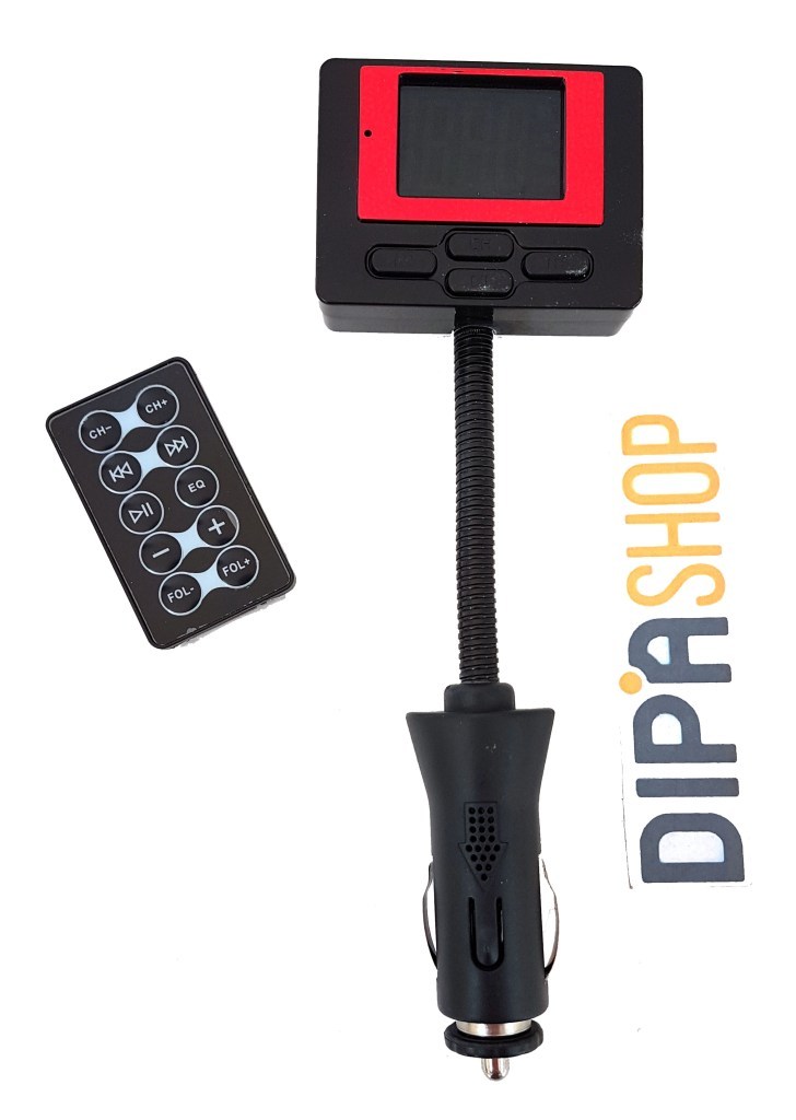 Lettore Trasmettitore Fm Mp3 Per Auto Presa Accendisigari Usb Scheda Sd Mmc hsb
