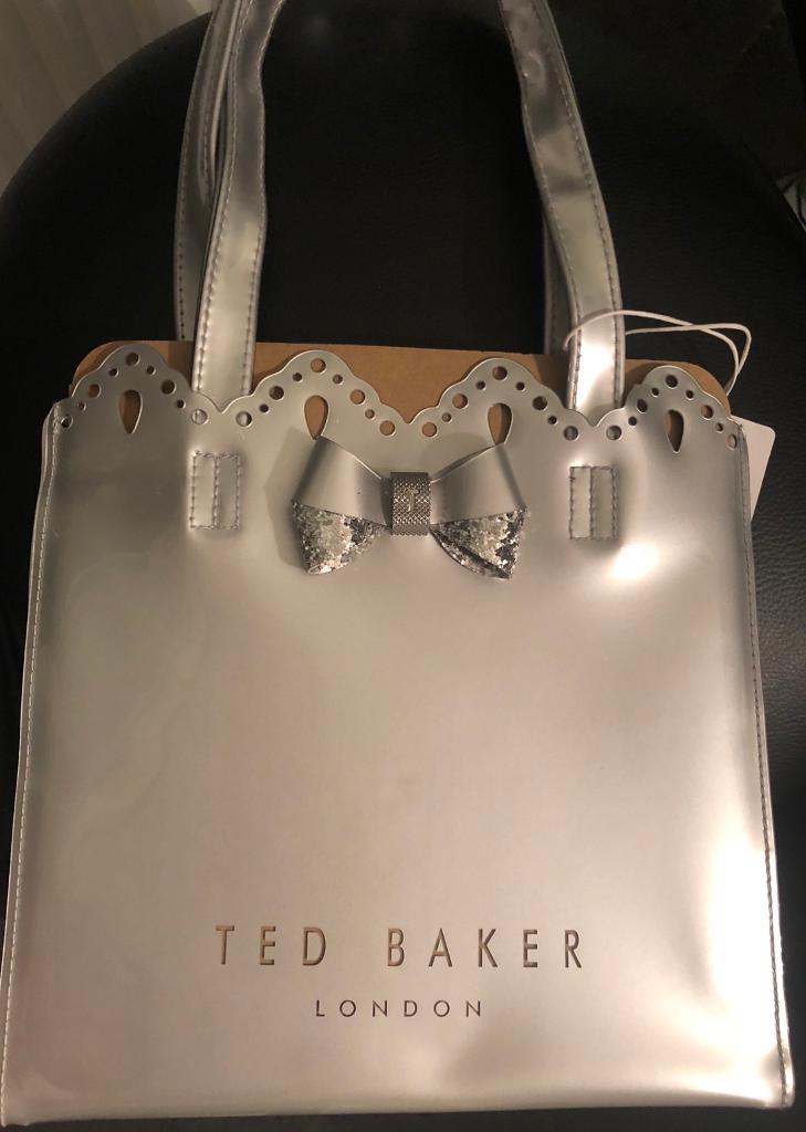 Silver ted baker bag in Billingham, County Durham Gumtree