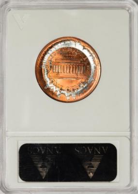 2000 ANACS MS65 Double Struck Die Cap Lincoln Cent Mint Error Great Eye Appeal