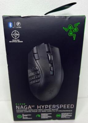 Razer - Naga V2 HyperSpeed MMO Wireless Optical Gaming Mouse NEW