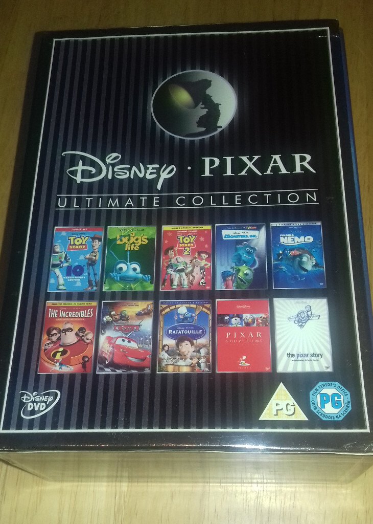 Disney Pixar Collection DVD Box Set Toy Story Finding Nemo in