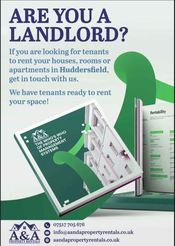 LANDLORDS WANTED in Huddersfield, West Yorkshire Gumtree