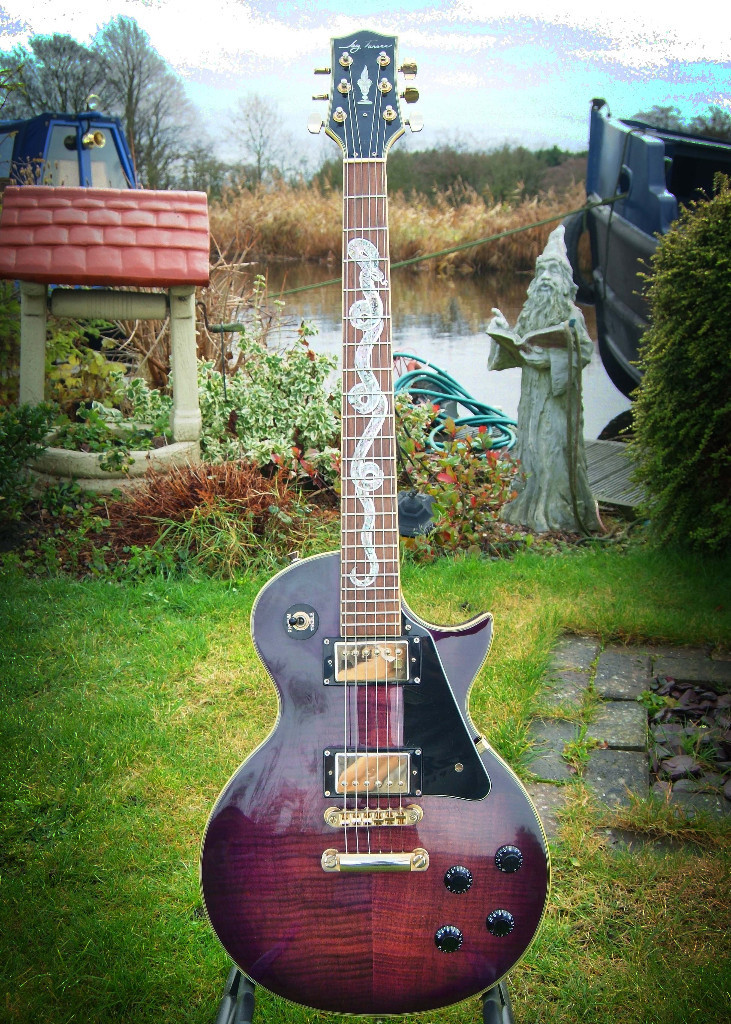 Jay Turser Serpent Purple Burst Electric Guitar in Thorne, South