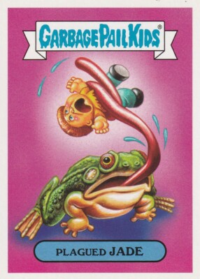 2017 Topps Garbage Pail Kids Adam-Geddon The Plagues Sticker Plagued Jade