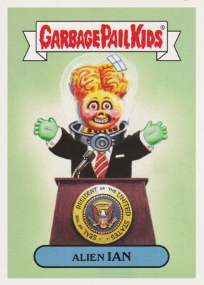 2017 Garbage Pail Kids GPK - ADAM-GEDDON - #3a Alien Ian