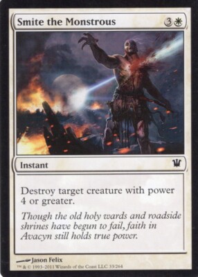 4X SMITE THE MONSTROUS 33/264 INNISTRAD MTG MAGIC NM X4 (yourdeckbuilder)