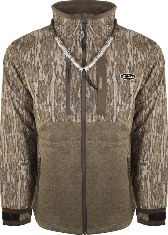 Drake Waterfowl MST Eqwader Full Zip Hunting Jacket DW433 Realtree Max 5 Mossy