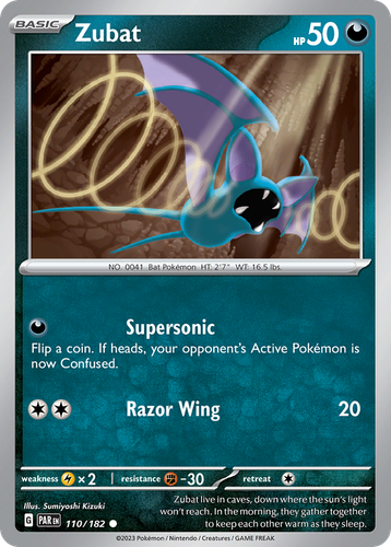 Zubat 110/182 Common | Paradox Rift | Pokemon Card | eBay