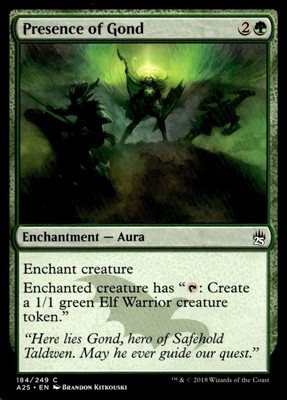 2018 Masters 25 Presence of Gond Masters/Common #184