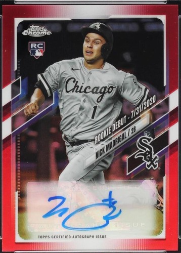 2021 Topps Chrome Update Series - Nick Madrigal #RDA-NM
