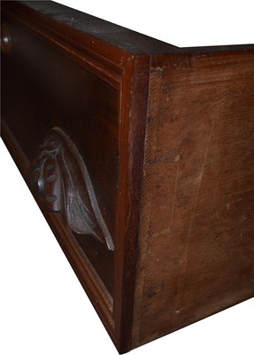 17257 Victorian Mahogany and Flame Mahogany Armoire Wardrobe – Civil War Era