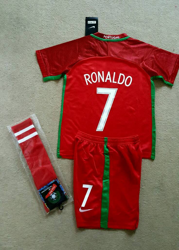 7/8 years 2017 PORTUGAL nike football kit kids RONALDO in Birkenhead, Merseyside Gumtree