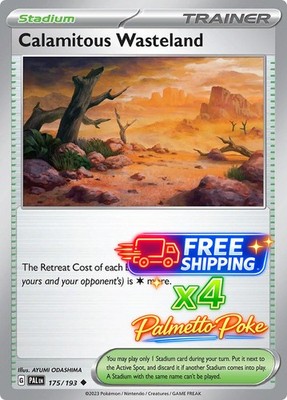 X4 Calamitous Wasteland 175 NM  Paldea Evolved Playset