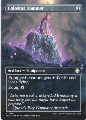 MTG: The Lost Caverns of Ixalan Commander: Borderless Colossus Hammer: LP Con