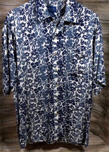 Vintage 50s Penney's Towncraft Striped Rayon Button Down Shirt