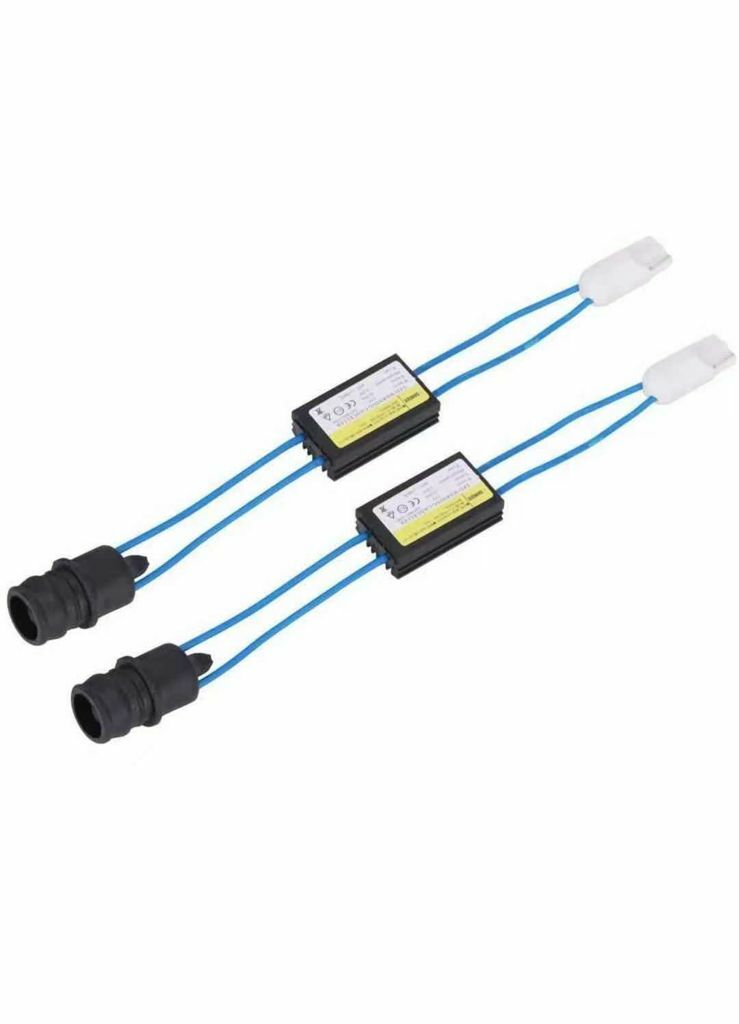 Coppia Resistenza Canbus T10 W5 Elimina Errore Luce Fulminata Luci Led Auto awe