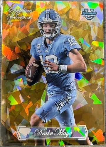 2023 Bowman University Chrome Sapphire Edition Drake Maye #SS-10