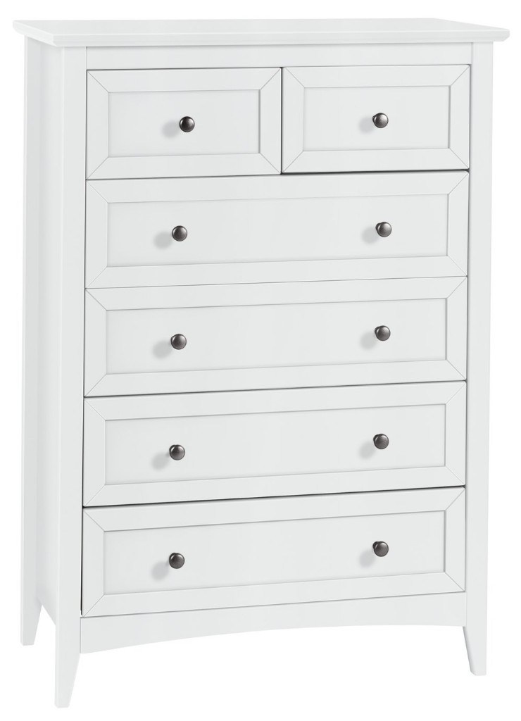 Camborne 4+2 Drawer Chest White