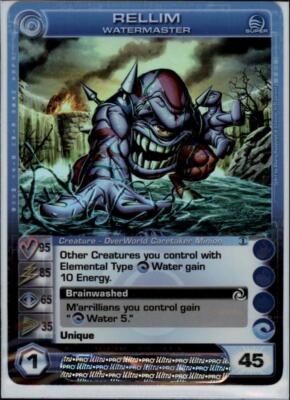 (cc1026) RELLIM Chaotic Card (Courage 95 Power 85 Wisdom 65 Speed 35 Energy 45)