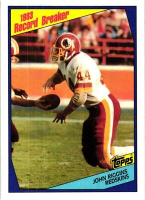JOHN RIGGINS 1984 Topps #5  $1 Items MUST Buy 2 to Qualify  B18R4S1P24