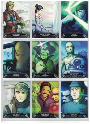 2015 STAR WARS ILLUSTRATED ESB ONE YEAR EARLIER 18, ONE SHEET 10 THE MISSION 10