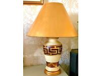 Pair of Genuine Gold Leaf Stunning Quality Retro/Art Deco lamps