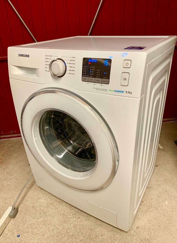 2017 Samsung Eco Bubble Technology 8KG Washing Machine with Smartphone
