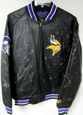 VIKINGS レザージャケット Vintage NFL Minnesota Vikings Leather Jacket – The Igala NYC