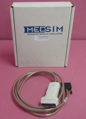 MedSim 7.5 MHz Training Simulation Aid Transducer Probe Advanced Medical