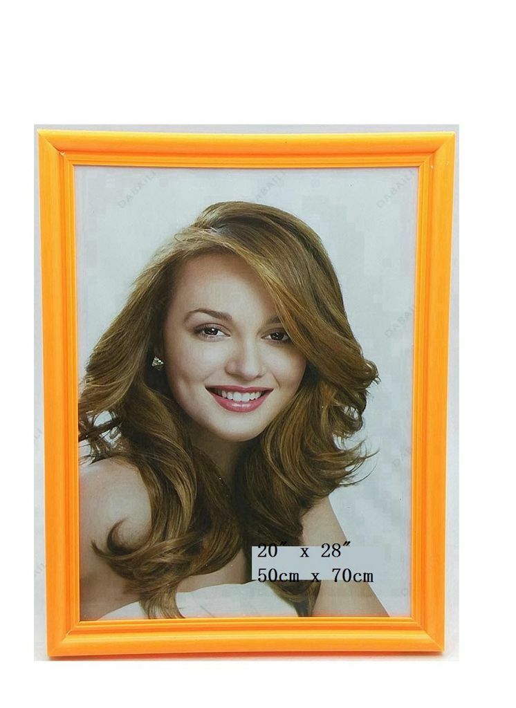 Cornice Per Foto Fotografie Quadri Tele Dimensioni 50x70cm Arancione bal