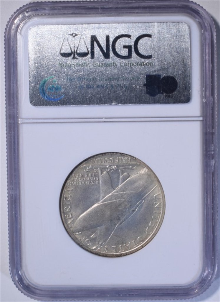 1936 Bridgeport Commemorative Half Dollar GRADED MS66 BY NGC