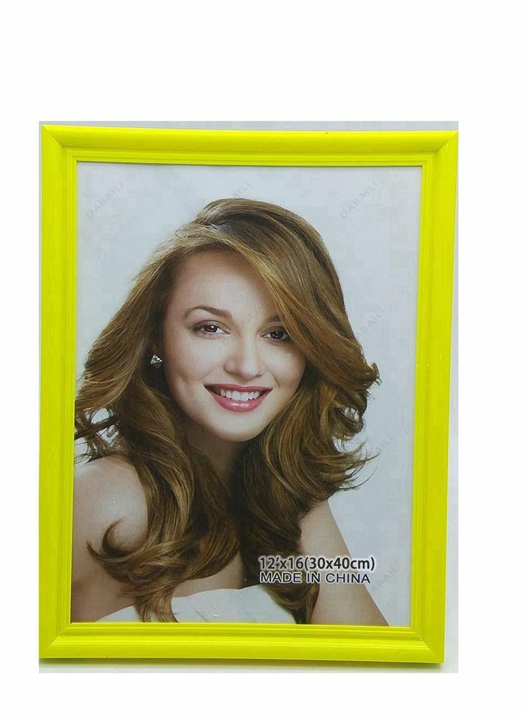 Cornice Per Foto Poster Quadri Tele Dimensioni 30x40cm Colore Gialla bal