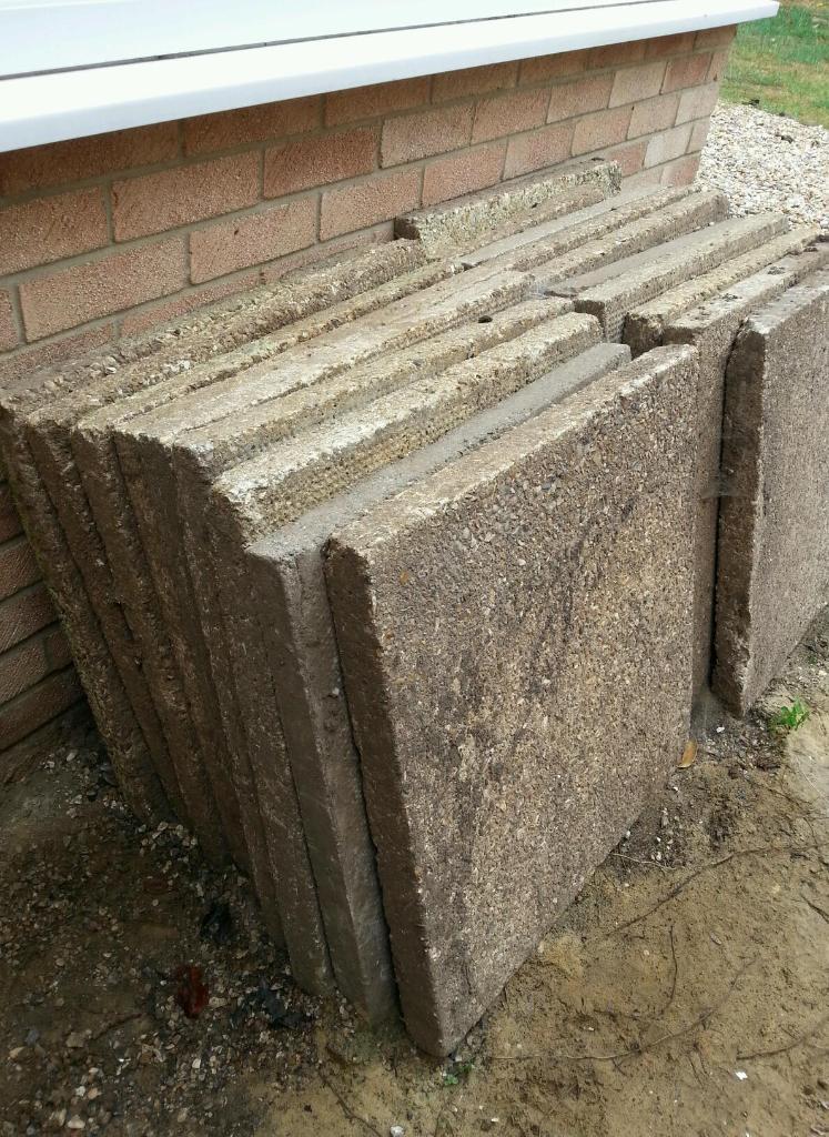 Concrete Paving Slabs (61x61x5cm) x22 in Netley Abbey, Hampshire