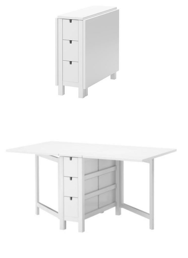 Ikea Norden Fold down table with storage in Newton Abbot, Devon Gumtree