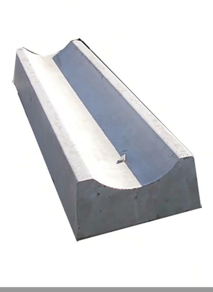 Concrete Dished Water Channel 9no 750mm x 150mm New in