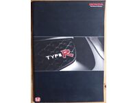 2001 Honda Civic Type R Original Factory UK Sales Brochure + Range Price List.