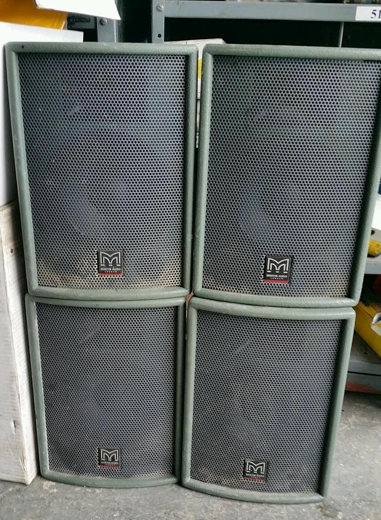 Martin Audio London EM26 Speakers set of 4 DJ / Club / Disco in Worcester, Worcestershire