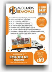 Waste & Rubbish Clearance, Rubbish removal House/Office Removals,Skip Hire, Domestic & Commercial
