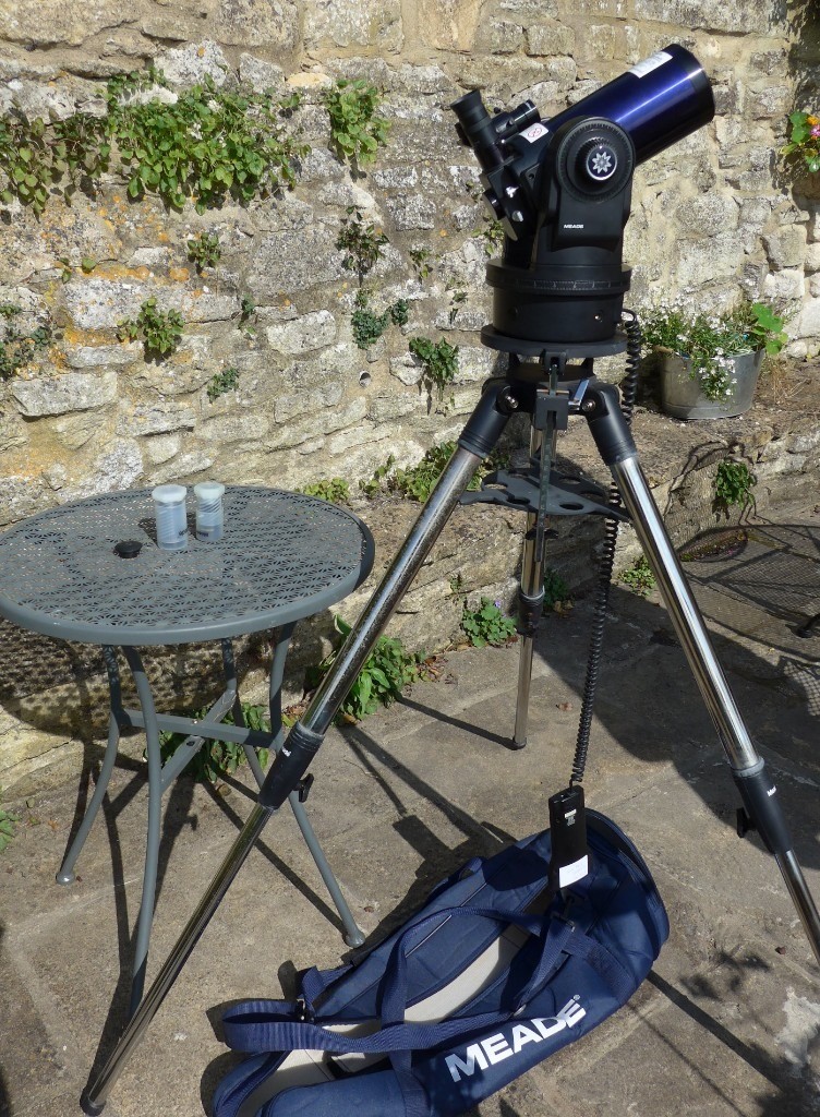 Meade ETX90 telescope including tripod, bag, autostar and three