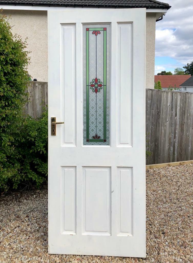 Large internal door, glass panel 32x80” in Houston, Renfrewshire